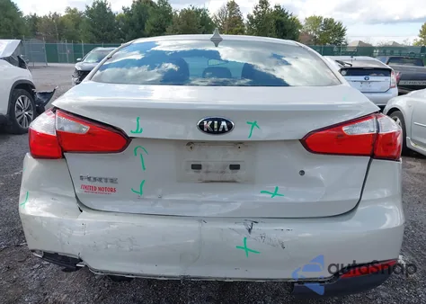 2015 Kia Forte Lx из США, поврежденный, VIN KNAFK4A65F5420845